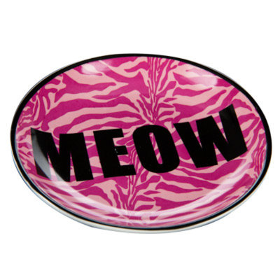 Whisker CityA Zebra Meow Cat Saucer