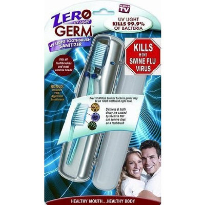 CSS Inc Zero Germ UV Light Toothbrush Sanitizer
