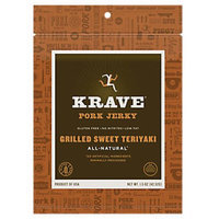 Krave Pork Jerky Grilled Sweet Teriyaki 1.5 oz