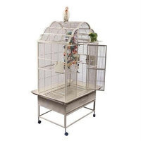 A&e Cage Large Victorian Top Bird Cage Color: Pure White