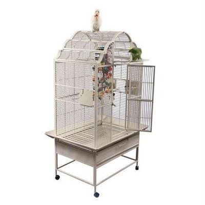 A&e Cage Large Victorian Top Bird Cage Color: Pure White