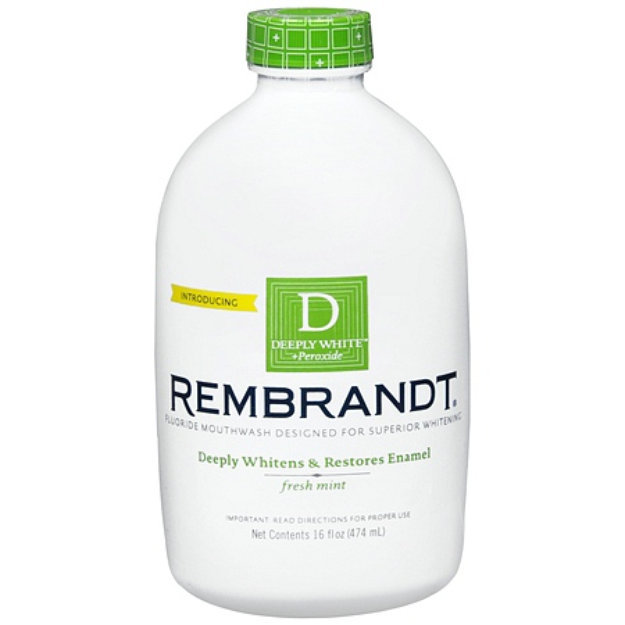 Rembrandt® Deeply White® + Peroxide Fluoride Mouthwash Reviews 2019