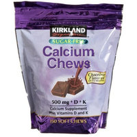 Kirkland Signature Sugar-Free Calcium Chews, 500mg+D+ K, 180-Count Soft Chews