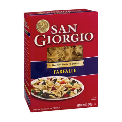 San Giorgio Enriched Macaroni Product Farfalle