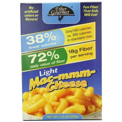 FiberGourmet Mac-mmm-Cheese, 7.25-Ounce Boxes (Pack of 6)