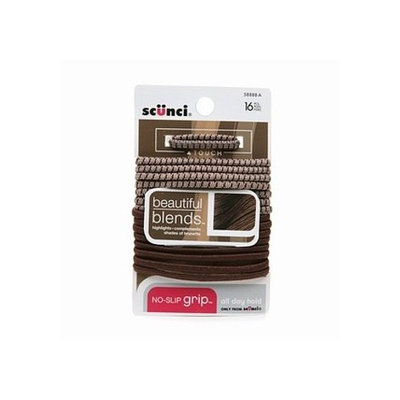 Scunci Beautiful Blends Highlights and Complements Shades of Brunette 16 PC