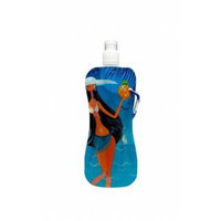 Talus Corp. Talus Corp ST-ON9013-PG7 Foldable Water Bottle - Hula Girl Red
