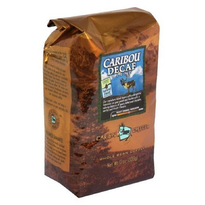 Caribou Coffee Blend Decaf Whole Bean, 12-Ounce Bags (Pack of 2)