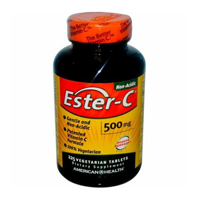 American Health Ester-C 500 mg 225 Vegetarian Tablets