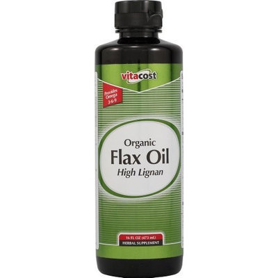 Vitacost Brand Vitacost Organic High Lignan Flax Oil Liquid + Antioxidant Blend -- 16 fl oz