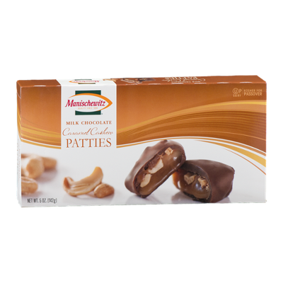 Manischewitz Milk Chocolate Caramel Cashew Patties