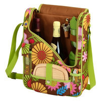 Picnic at Ascot Floral Pinot Wine and Cheese Cooler for Two