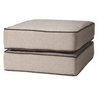 Grand Basket Rolston 2-Piece Outdoor Ottoman Replacement Cushion Set-