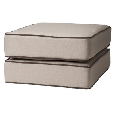Grand Basket Rolston 2-Piece Outdoor Ottoman Replacement Cushion Set-