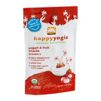 Happy Yogis Organic Yogurt & Fruit Snacks Strawberry