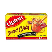 Lipton® Flavored Black Tea Spiced Chai Tea Bags