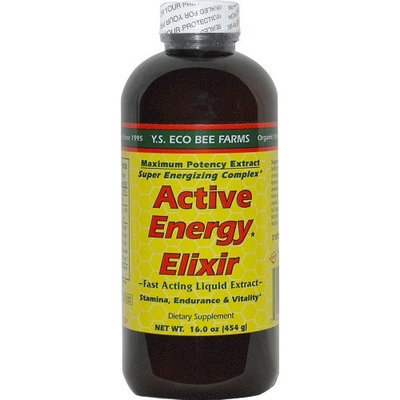 Ys Organic, Active Energy Elixir: 123,500 Mg F 16.0 Oz. Liquid