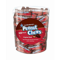 10vox Entertainment Mini Original Goldenberg's Peanut Chews 100-Piece Tub: 1 Count
