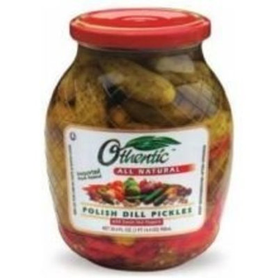 Othentic, Pickle Dill Polish Red Pppr, 30.4 OZ (Pack of 6)