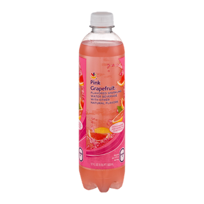 Ahold Flavored Sparkling Water Beverage Pink Grapefruit