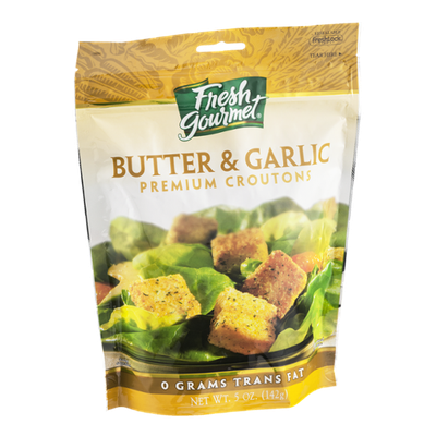 Fresh Gourmet Premium Croutons Butter & Garlic Flavor
