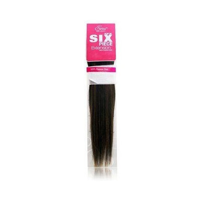Lord & Cliff Evita 100% Human Hair Six Piece Clip In Extension 18 Inch Color F1B/30