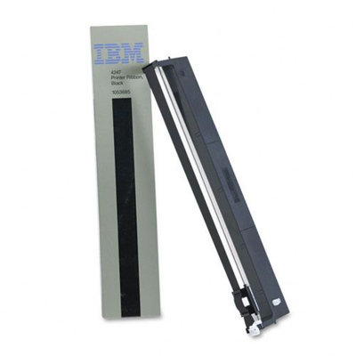 Ibm IBM 1053685 Printer Ribbon, Nylon, 15M Yield, Black