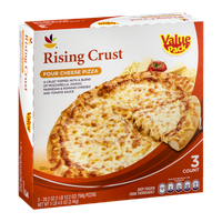 Ahold Rising Crust Four Cheese Pizza - 3 CT