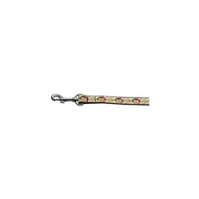 Ahi Monkeys and Bananas Nylon Ribbon Collars 1 wide 4ft Leash