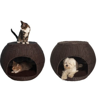 The Refined Canine's Indoor and Outdoor Igloo Dog Bed