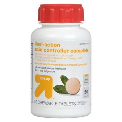 up & up up&up Dual-Action Acid Controller 10 mg Famotidine Mint Chew - 50