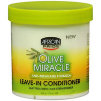 African Pride Olive Miracle Leave in Conditioner, 15 oz