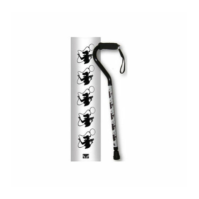 Rebel Canes Cowboy Cane in Black