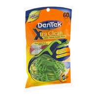 DenTek Xtra Clean Mint Blast Criss Cross Floss Picks - 60 CT