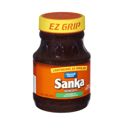 Maxwell House Sanka Naturally Decaffeinated Instant Coffee