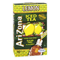 AriZona Lemon Iced Tea Sugar Free 0 Calories Iced Tea