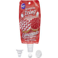 Wilton 8oz Red Icing Pouch With Tips