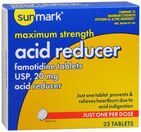 Sunmark Acid Reducer, 20 mg 25 tabs by Sunmark