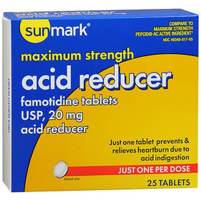 Sunmark Acid Reducer, 20 mg 25 tabs by Sunmark