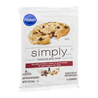 Pillsbury Simply Chocolate Chip Cookie Dough - 12 CT