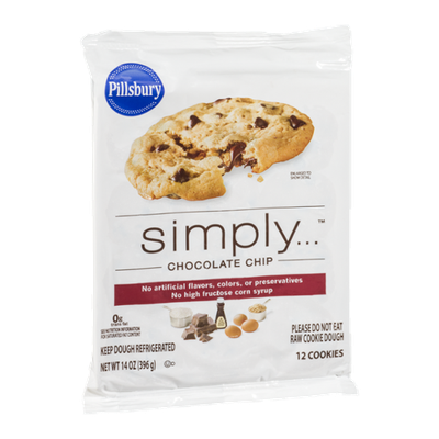 Pillsbury Simply Chocolate Chip Cookie Dough - 12 CT
