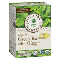 Traditional Medicinals Green Tea with Ginger Tea Bags