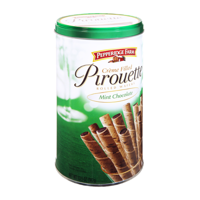 Pepperidge Farm® Mint Chocolate Creme Filled Pirouette Rolled Wafers