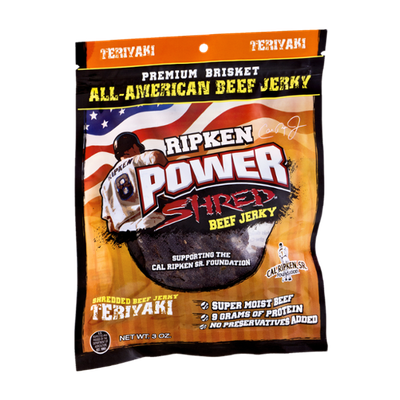 Ripken Power Shred Beef Jerky Teriyaki