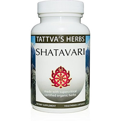 Shatavari Organic Supercritical Tattva's Herbs LLC. 60 VCaps