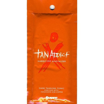 Astrodeals Tanning Lotion, TAN ADDICT, Hardcover Maximizer, Indoor Tanning Tonic, Dark Tanning, Tonic, for a, Tanning Bed, , 4 , Packets, Each, Pack, About, 15 Ml, .57 Fluid, Ounce, Upc 676280000582