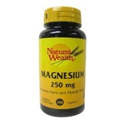 Natural Wealth MAGNESIUM TABS 250 MG NAT/WL Size: 100