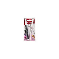 Kiss Nail Artist Fine Art Pen Black and White (2-pack)