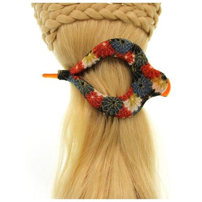 Annie Loto Sudios Jewelry Blue Arch Clip Sml Hair Accessory Style, 1.75 in. - 365A BLUE