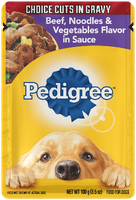 Pedigree® Beef, Noodles & Vegetables Flavor in Sauce Wet Dog Food